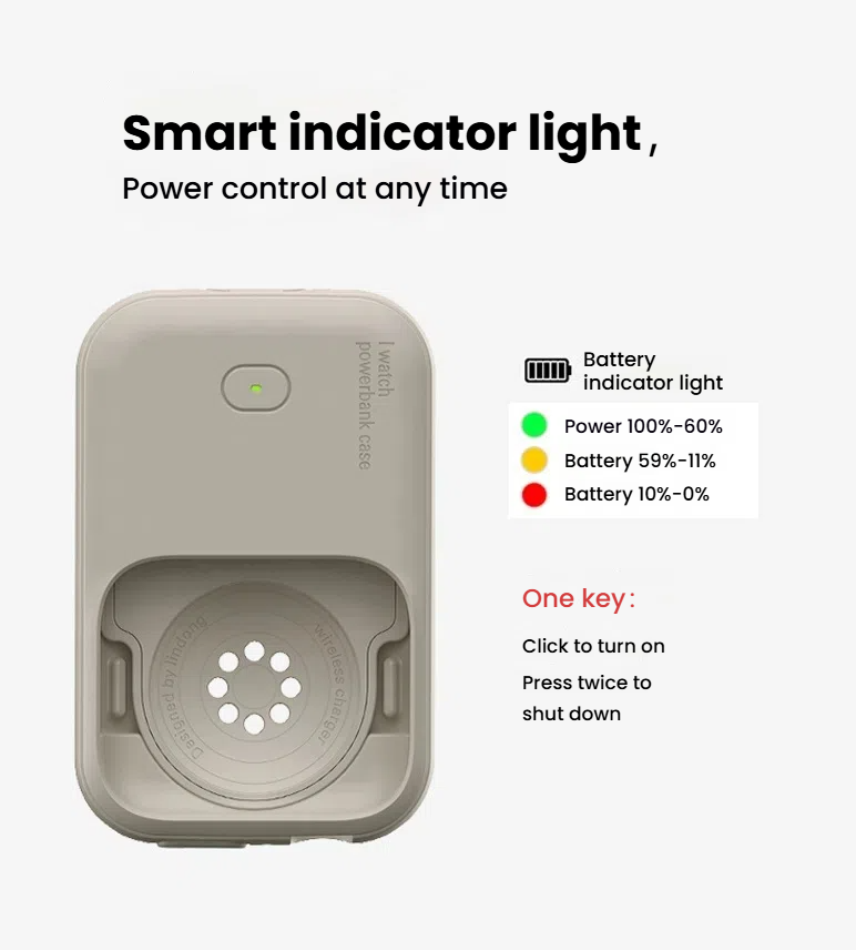 iWatch battery life wireless charging case