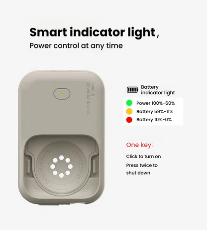 iWatch battery life wireless charging case