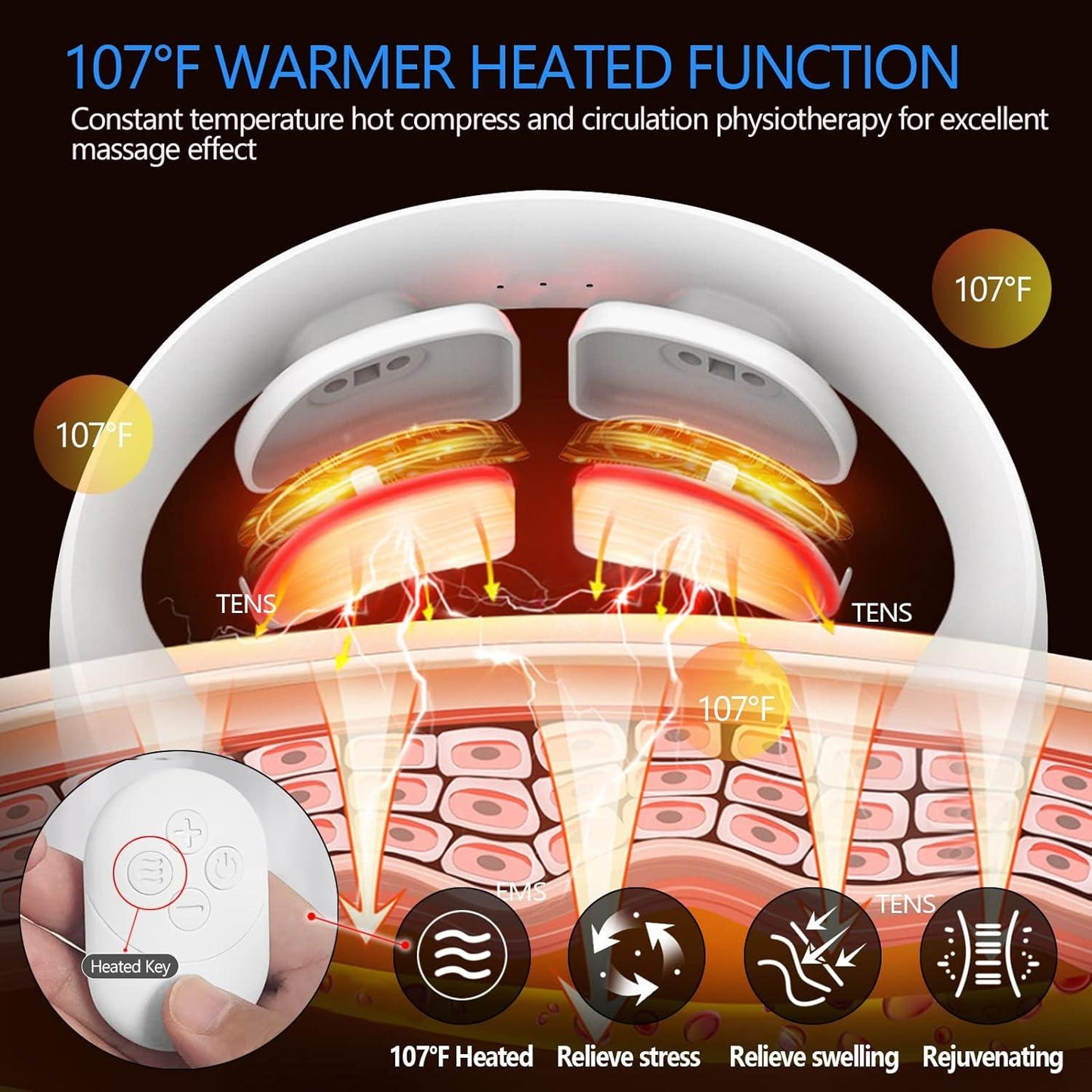 Celebrate Christmas with Soft Enjoy! Enjoy our EMS Neck Massager with TENS & heat. Limited-time offer—perfect holiday gift🌲🌲🌲🌲🌲