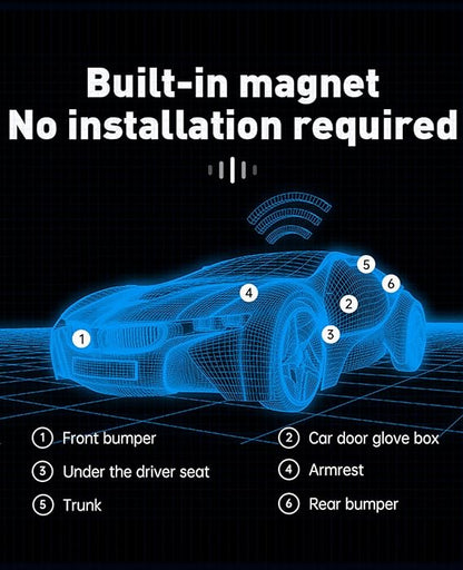 Mini GPS Tracker for Vehicles - Magnetic Real-Time GPS Tracker