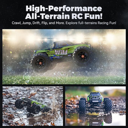 [🔥Black Friday Best Deals🔥] 42 MPH 1/16 4WD 3S Brushless RC Big Monster Truck💖- Perfect winter gift! 🎁