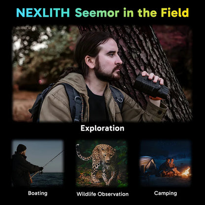 🎄 Holiday Adventure Awaits: Nexlith Seemor-200 Night Vision Goggles with AI-ISP Tech! 🎁