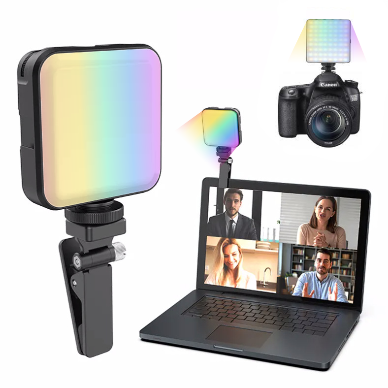 LED Phone Light, Selfie Light, 5000Mah Rechargeable Clip Video Light